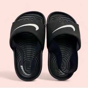 6C Nike Kawa Black & White Toddler Boy Toddler Girl Nike Sandals Slides Unisex